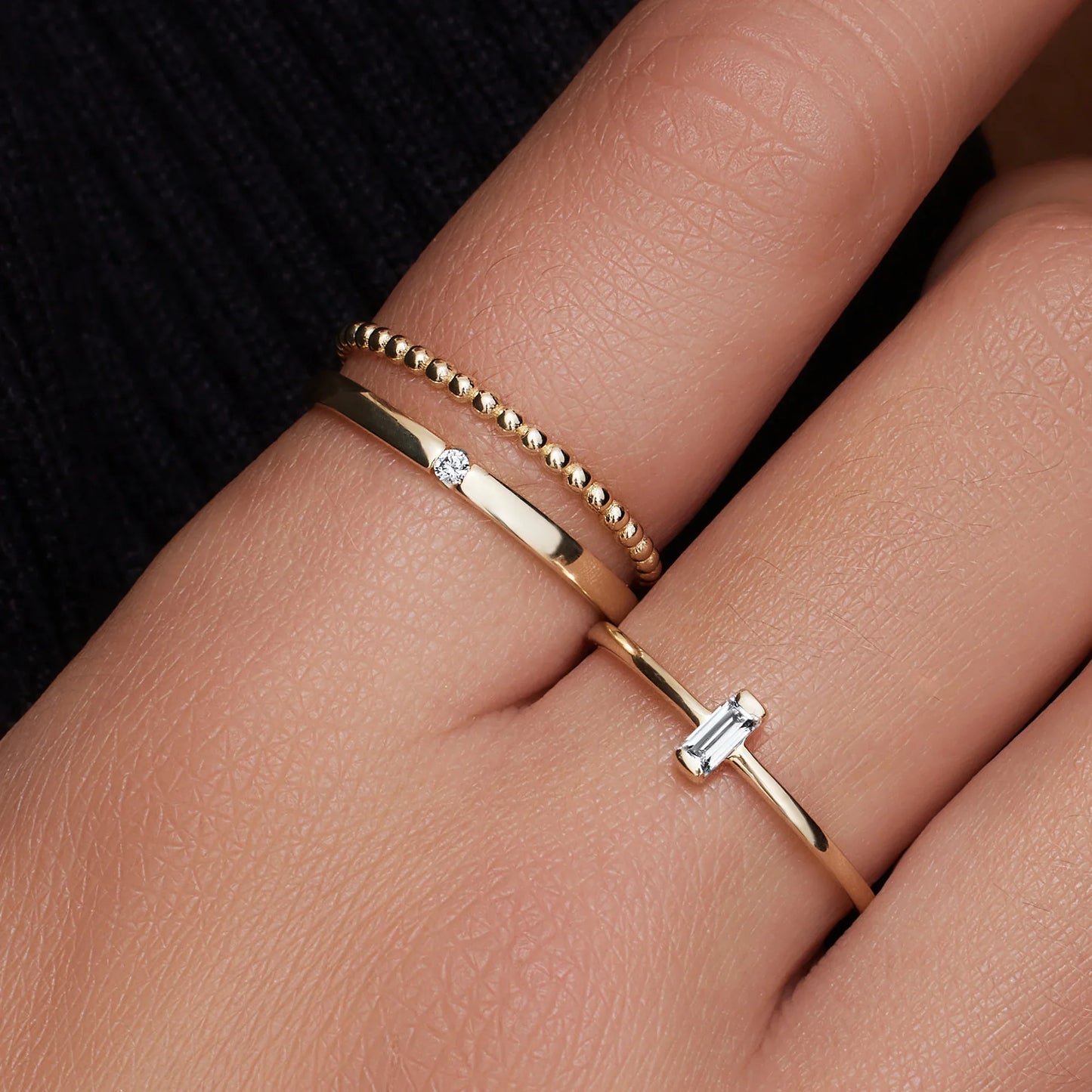 Eleganter Minimalistischer Ring