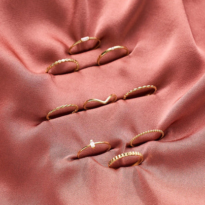 Eleganter Minimalistischer Ring