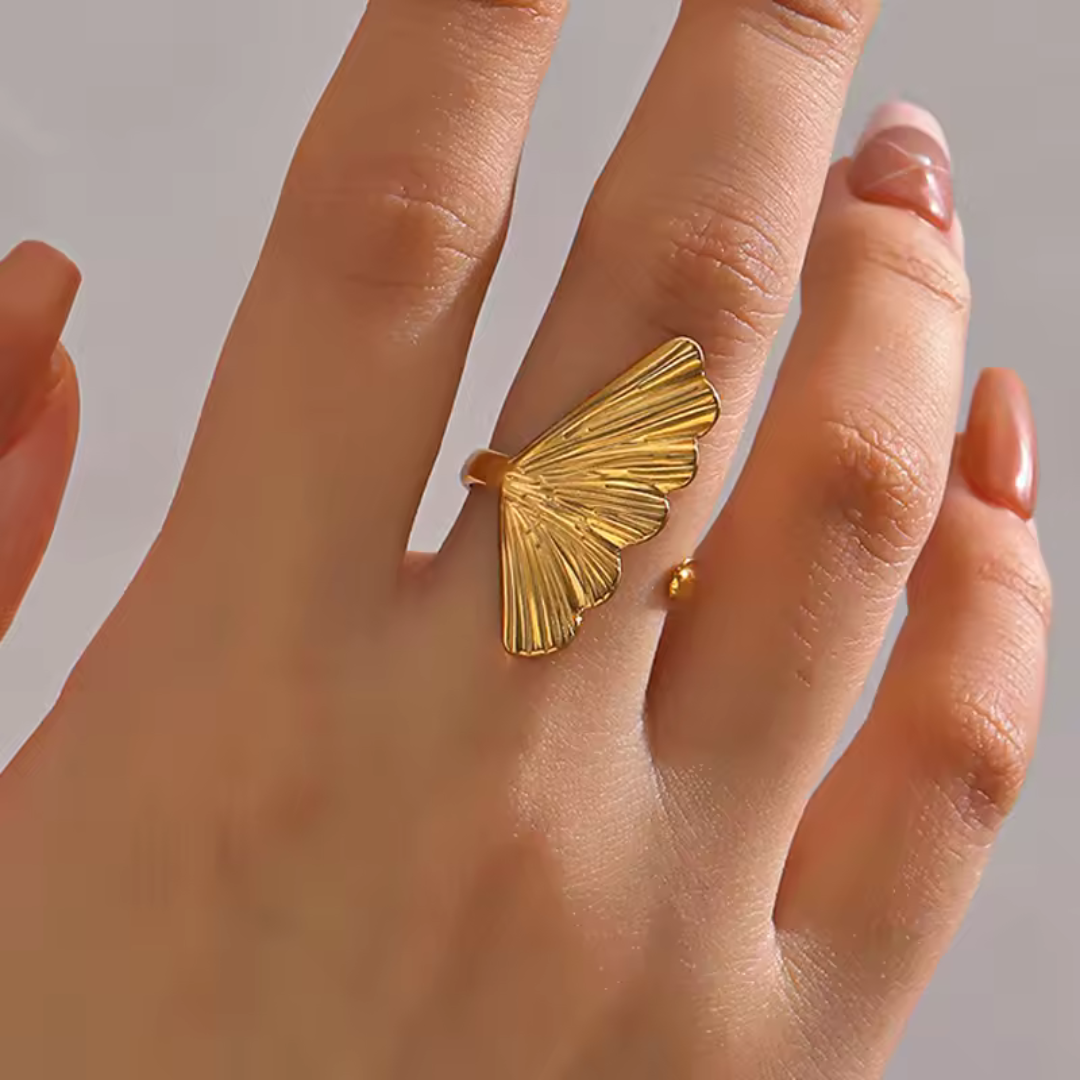 Luxus Fächer-Ring