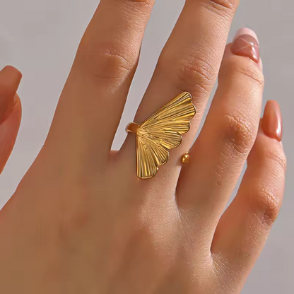 Luxus Fächer-Ring