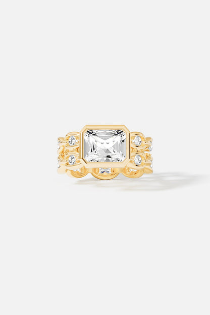 Ravina™ | Funkelnde Gliederkette Ring