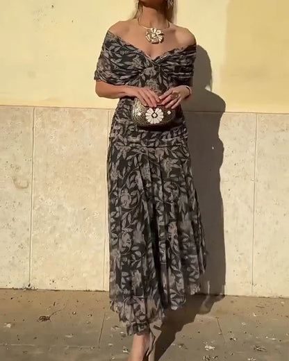 Alessa™ | Elegantes Off-Shoulder Kleid