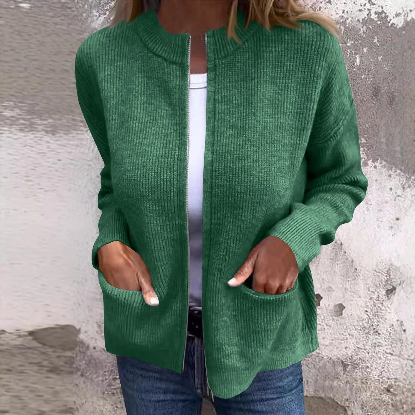 Waltraud™ | Eleganter Herbst-Cardigan
