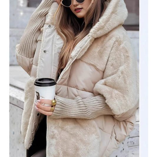 Freyja™ | Übergröße Daunenjacke mit Kapuze