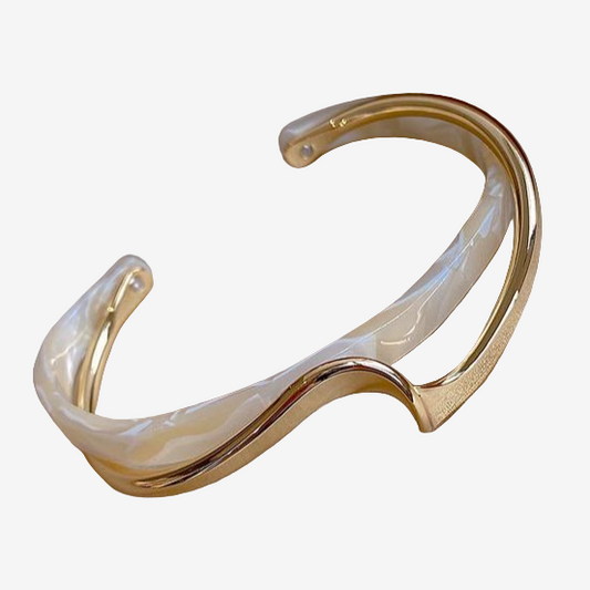 Opalglanz Goldarmband