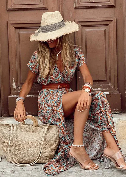Ziska™ | Boho Maxikleid