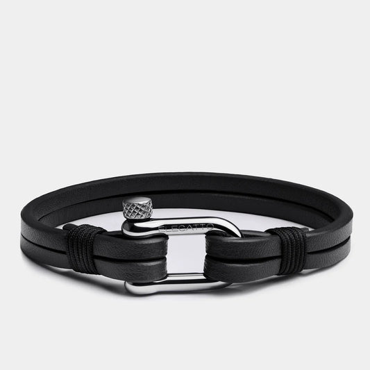 AvaStil™ | Titan-Haken-Lederarmband