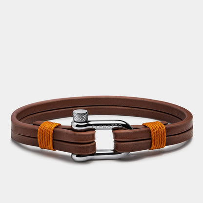 AvaStil™ | Titan-Haken-Lederarmband