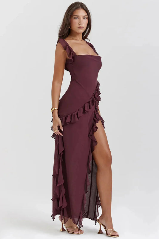 Elara™ | Stilvolles Maxi mit Schlitz