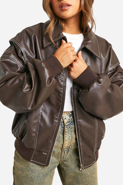 Aurelia™ | Lässige Schicke Lederjacke