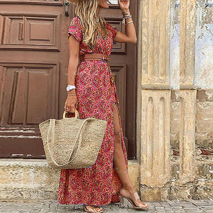 Ziska™ | Boho Maxikleid