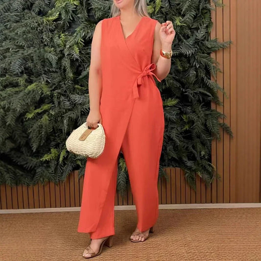 Viola™ | Jumpsuit mit V-Ausschnitt