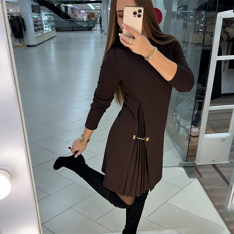 Adriana™ | Elegantes plissiertes Minikleid